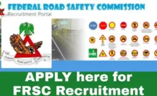 Notice of Portal Link to FRSC Recruitment Released