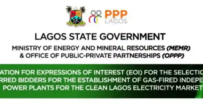 Lagos State Invites Application for Gas-Fired Independent Power Plants