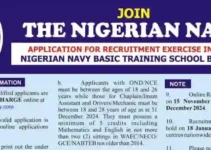 Nigerian Navy Opens 2024 Recruitment for Basic Training School Batch 37